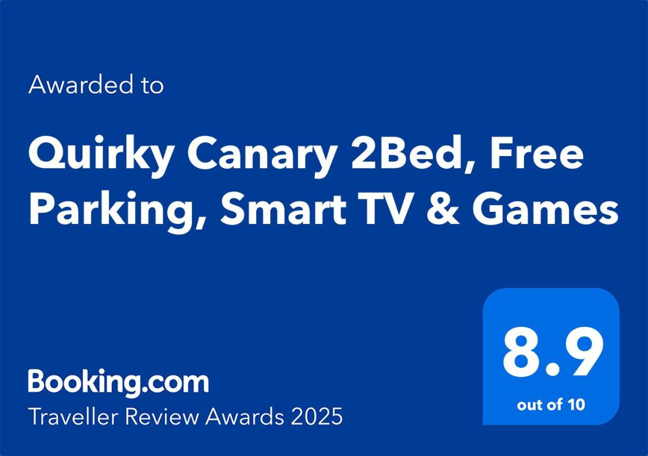 Quirky Canary 2Bed, Free Parking, Smart Tv & Games Лондон Екстериор снимка